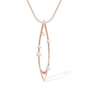 Rose Gold Celestial Pendant with chain